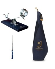 Prosciutto Cinco Jotas 5J con supporto 5J a metà prezzo e coltello da prosciutto in omaggio
