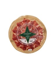 Иберийска шунка „Cebo de Campo Montesierra“ 50%, 85 г. Нарязана на парчета тип „тапа“ в защитна атмосфера.