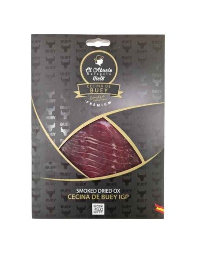 Cecina de buey IGP León, en lonchas, 80 g
