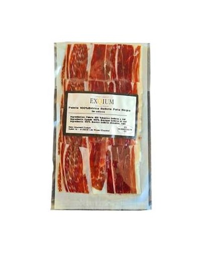 100% iberská šunka Bellota Pata Negra, krájená na plátky, 80 grs Exqium - BEZ PŘÍSAD