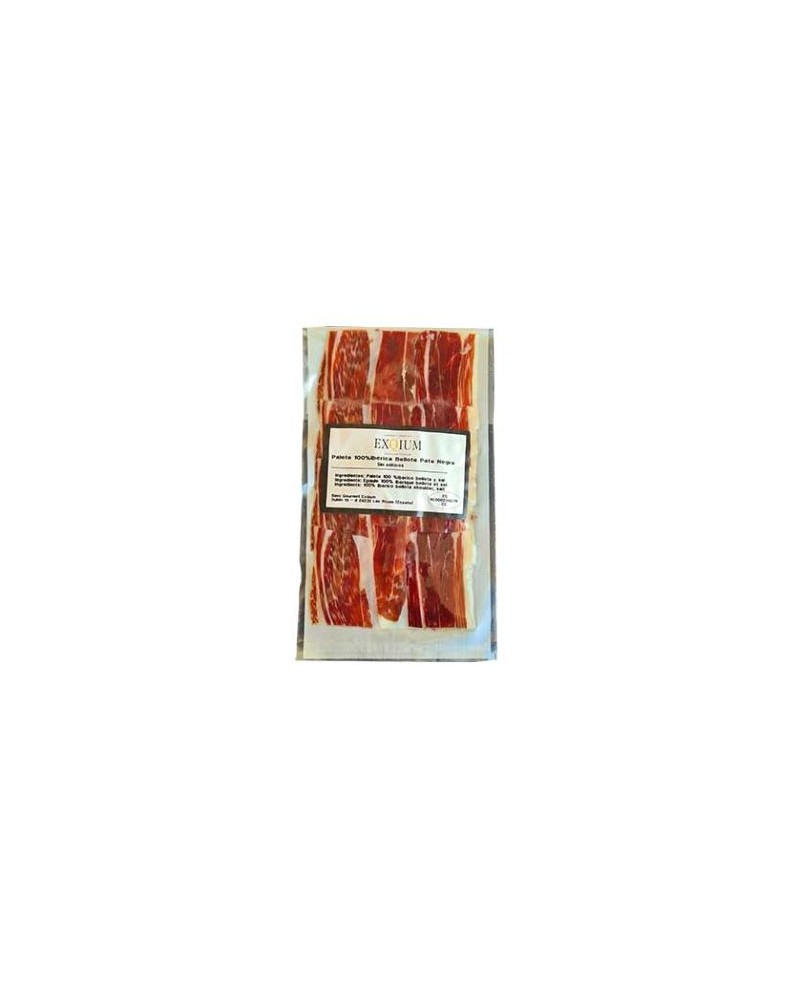 Prosciutto 100% iberico Bellota Pata Negra, tagliato a coltello, 80 gr. Exqium - SENZA ADDITIVI