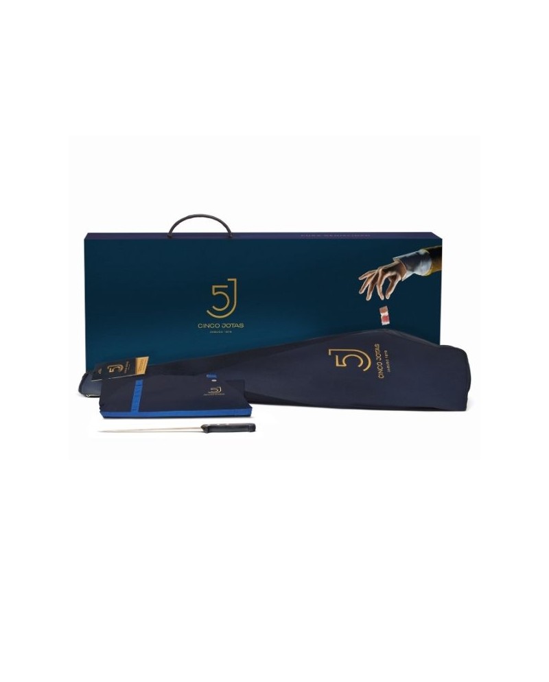 Coffret cadeau jambon 5J Cinco Jotas Pata Negra 100% Ibérique Bellota
