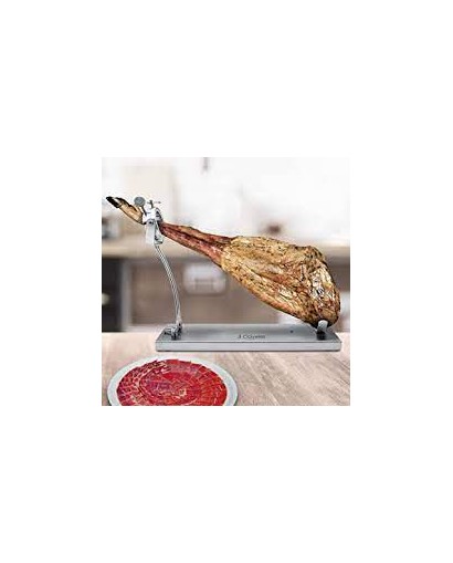 Jamonero giratorio plegable de acero inoxidable