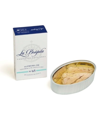 Ventresca de atún en aceite de oliva La Brujula n.º 65. 110 g
