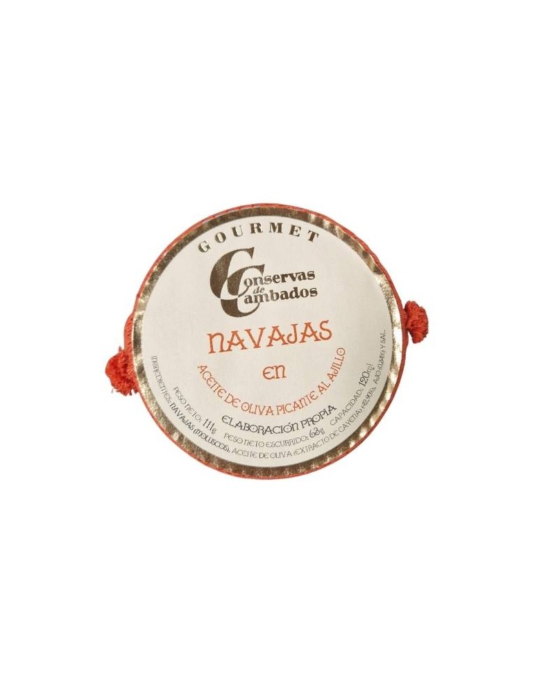 Μαχαίρια θάλασσας σε ελαιόλαδο και σκόρδο 111 γρ.