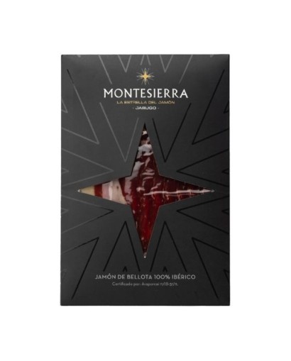 Montesierra sliced ham, 100% Iberian bellota Pata Negra, 80 g