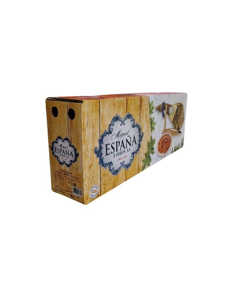 Bodega-schouder 5 kg + houder + mes in geschenkverpakking