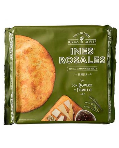 Tortas Inés Rosales com Tomilho e Alecrim